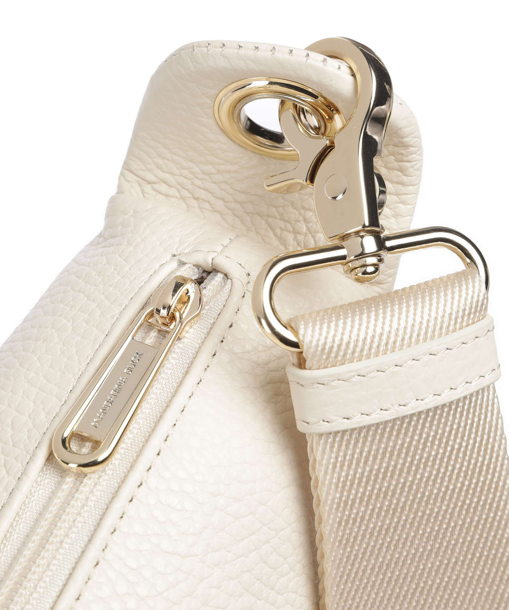 Mandarina Duck Mellow Leather Crossbody bag almond