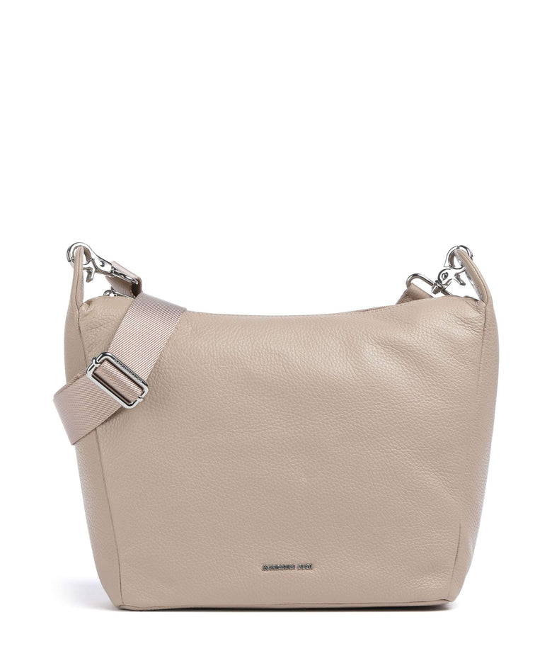 Mandarina Duck Mellow Leather Crossbody bag warm taupe