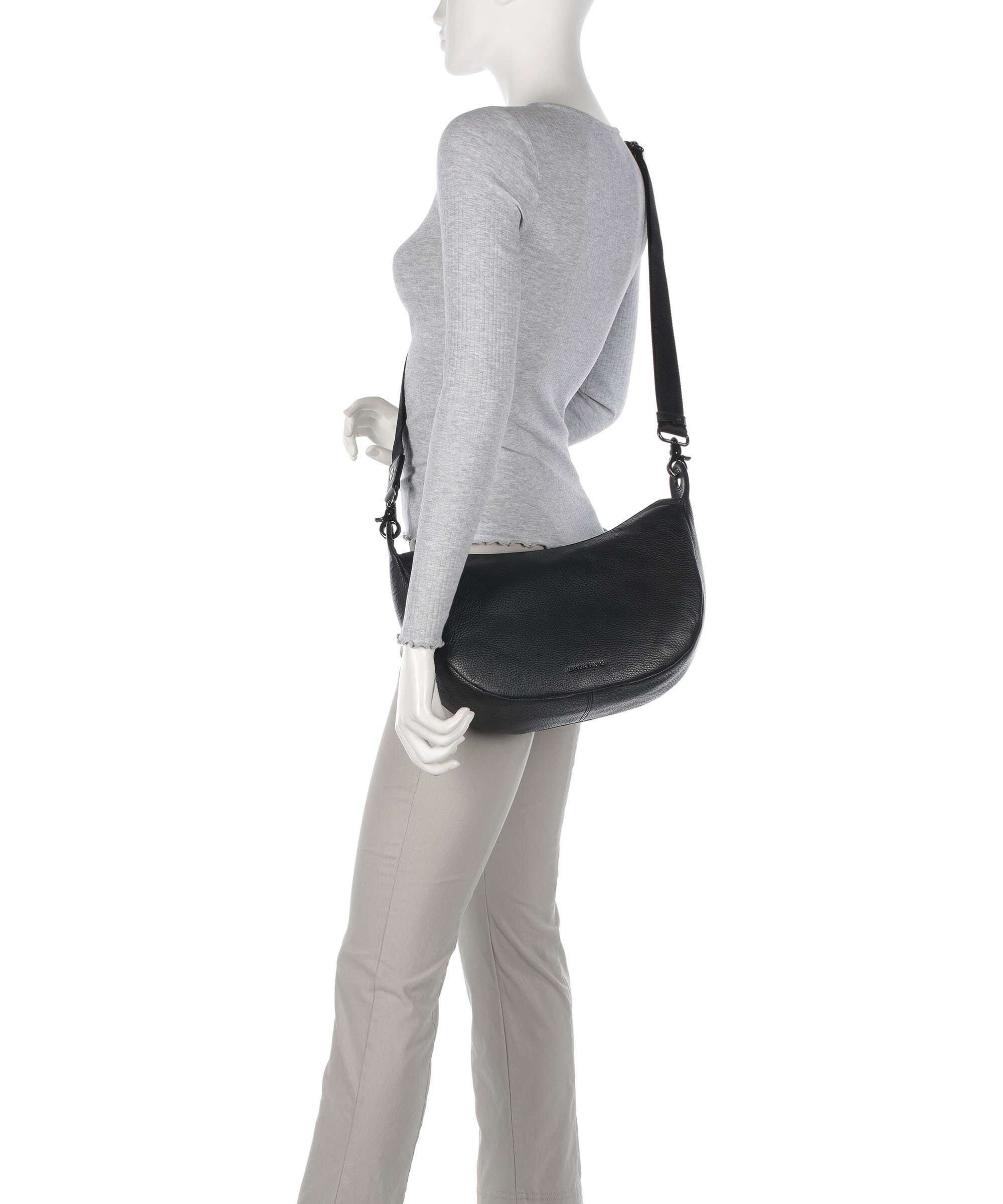 Mandarina Duck Mellow Leather Shoulder bag nero