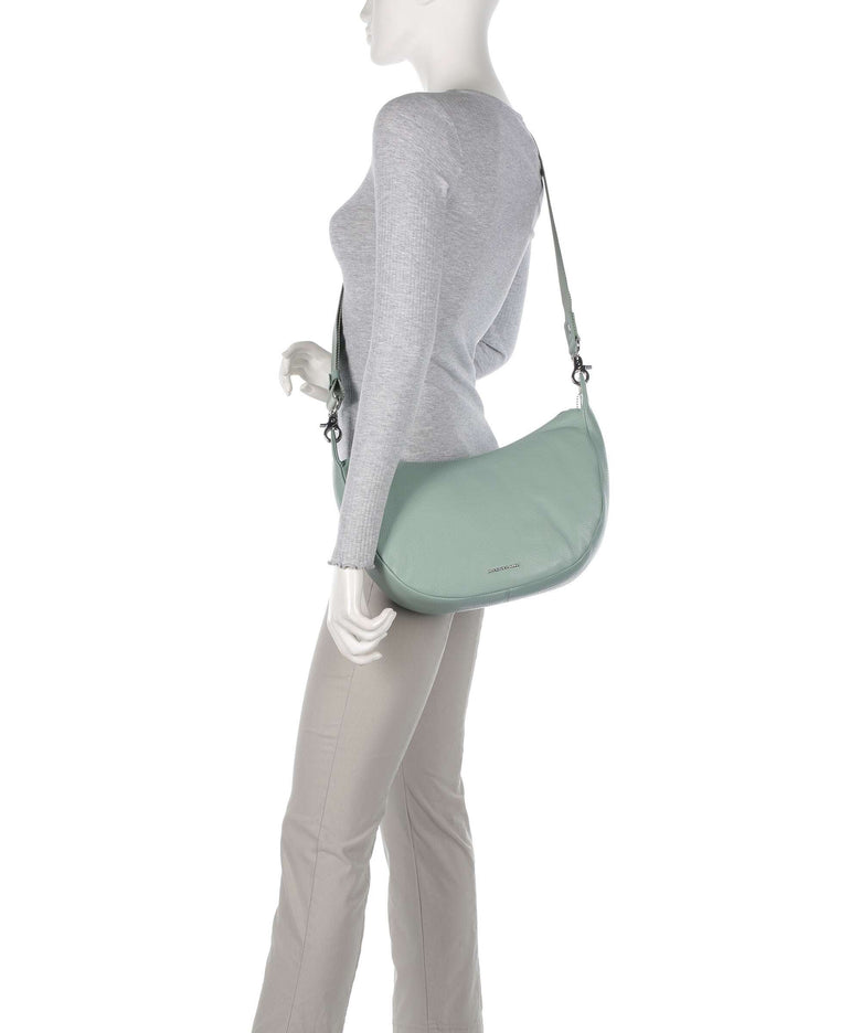 Mandarina Duck Mellow Leather Shoulder bag iceberg green