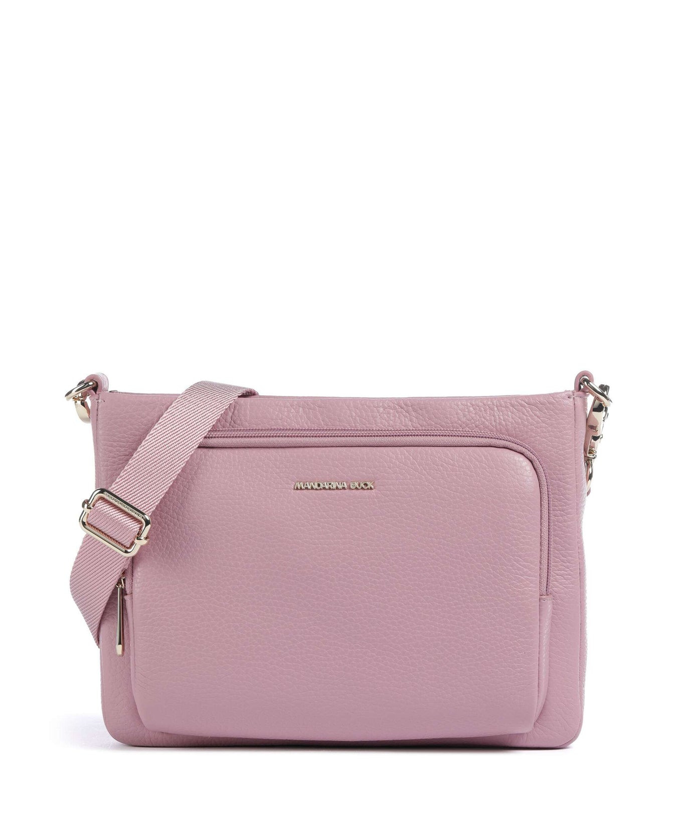 Mandarina Duck Mellow Leather Crossbody bag lilac rose