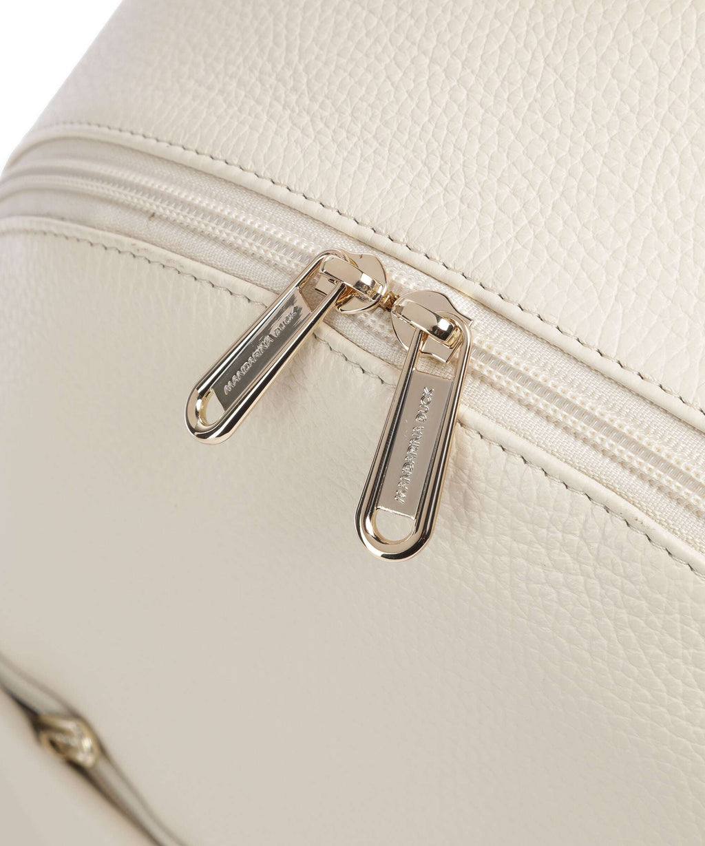 Mandarina Duck Mellow Leather Backpack almond