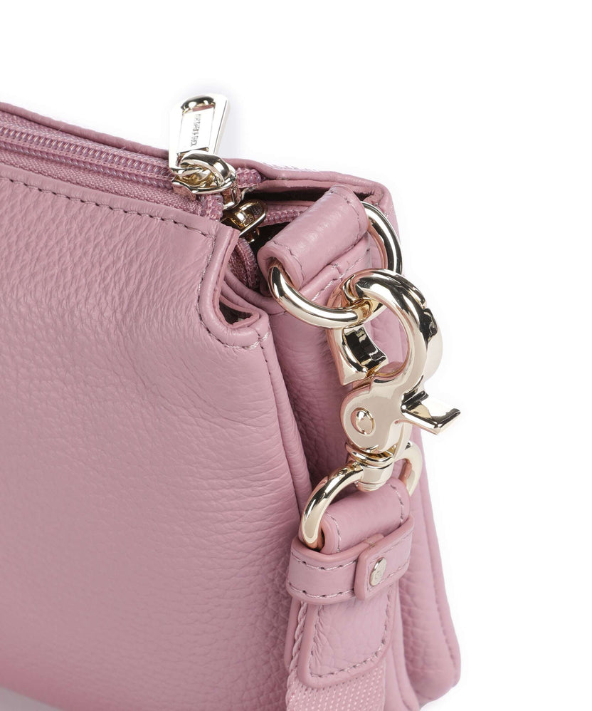 Mandarina Duck Mellow Leather Crossbody bag lilac rose