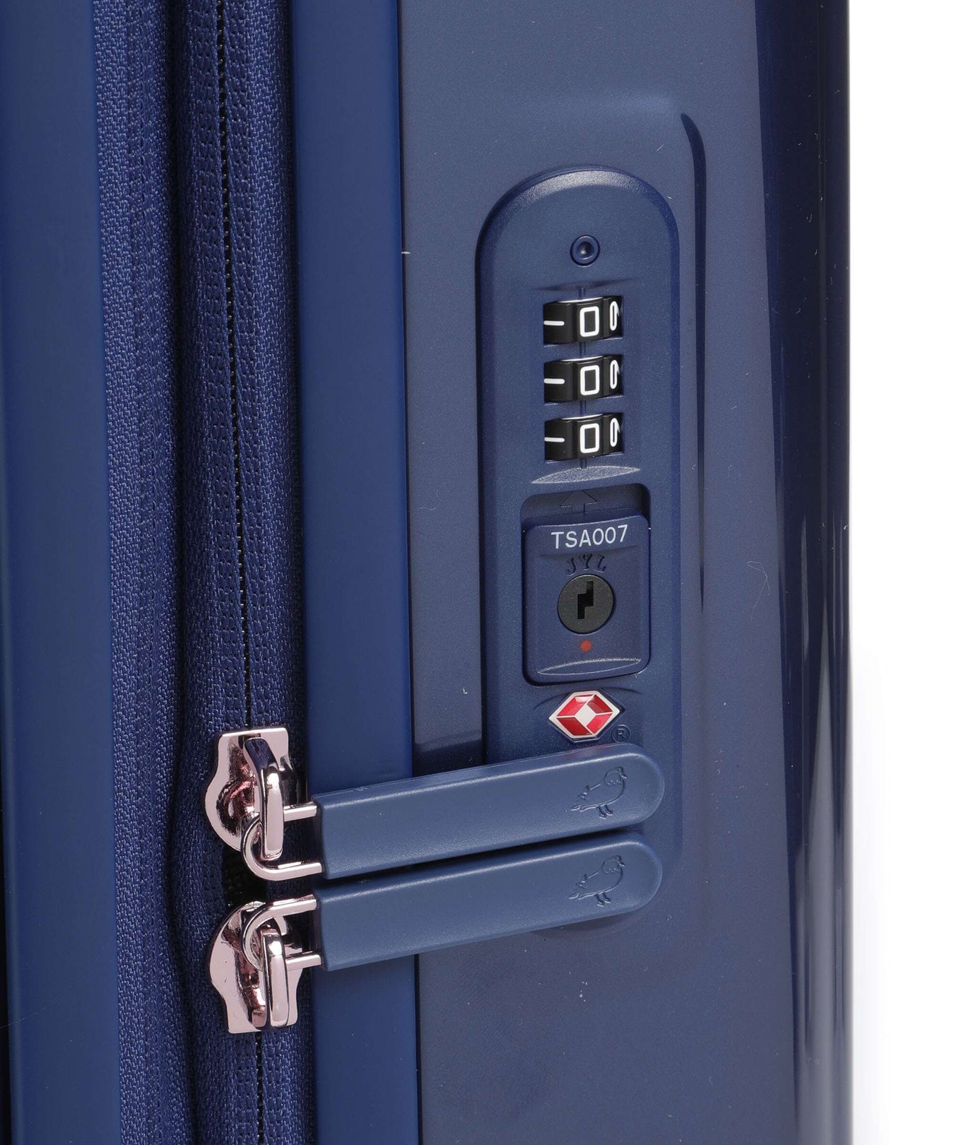 Mandarina Duck Logoduck+ Metal Spinner (4 wheels) blue indigo