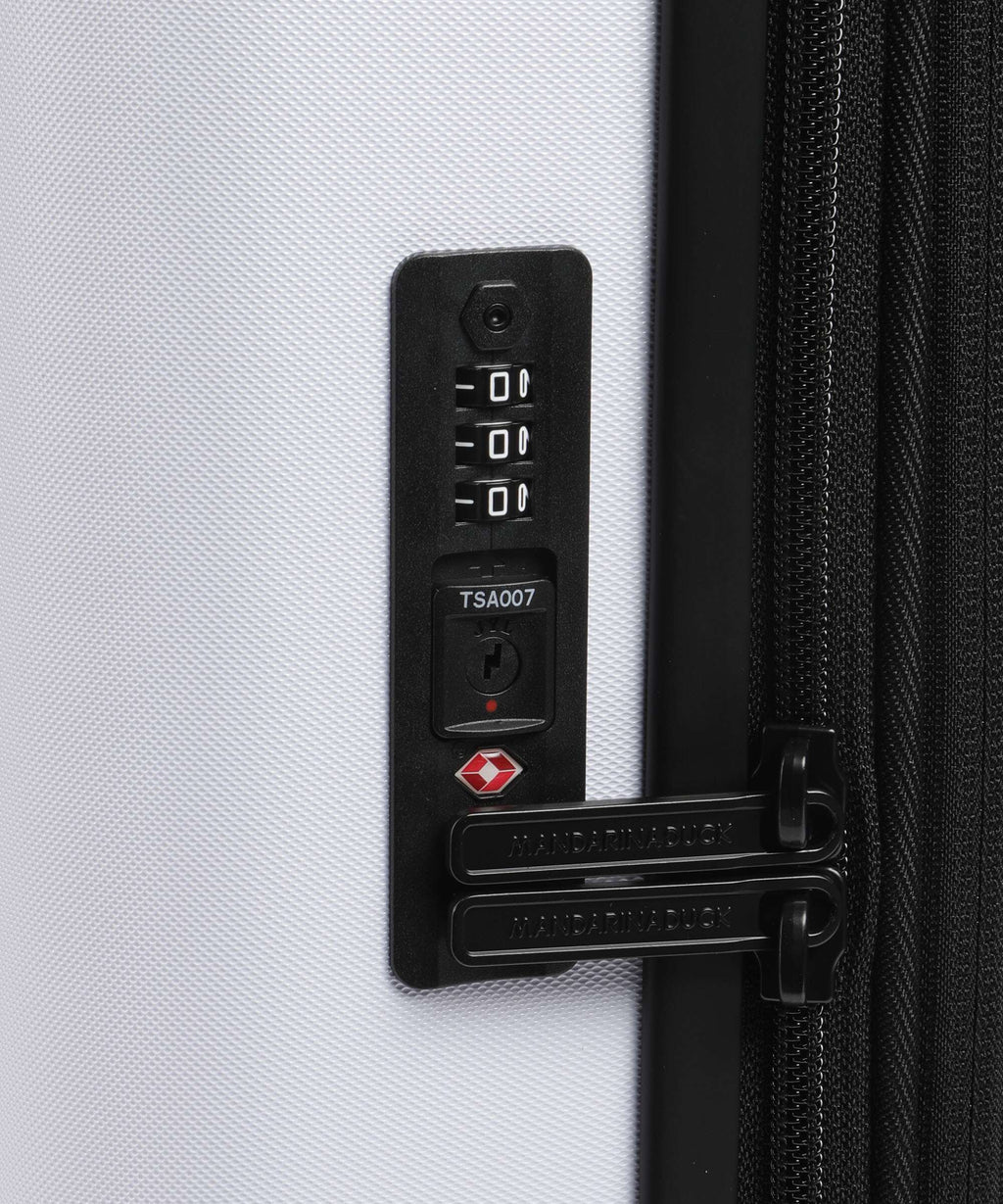 Mandarina Duck Tank Case Spinner (4 wheels) optical white