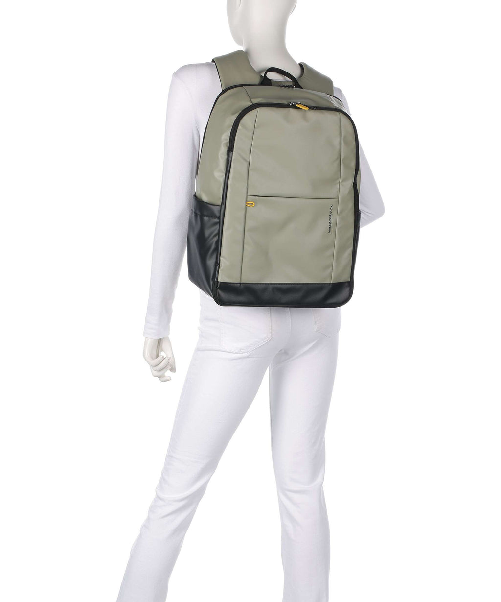 Mandarina Duck Coated Backpack mud