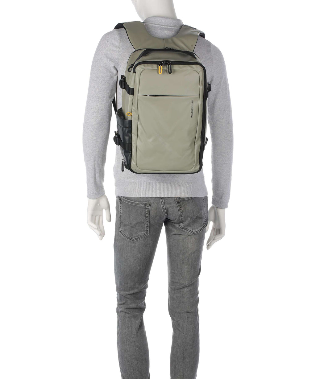 Mandarina Duck Eco Coated Backpack mud