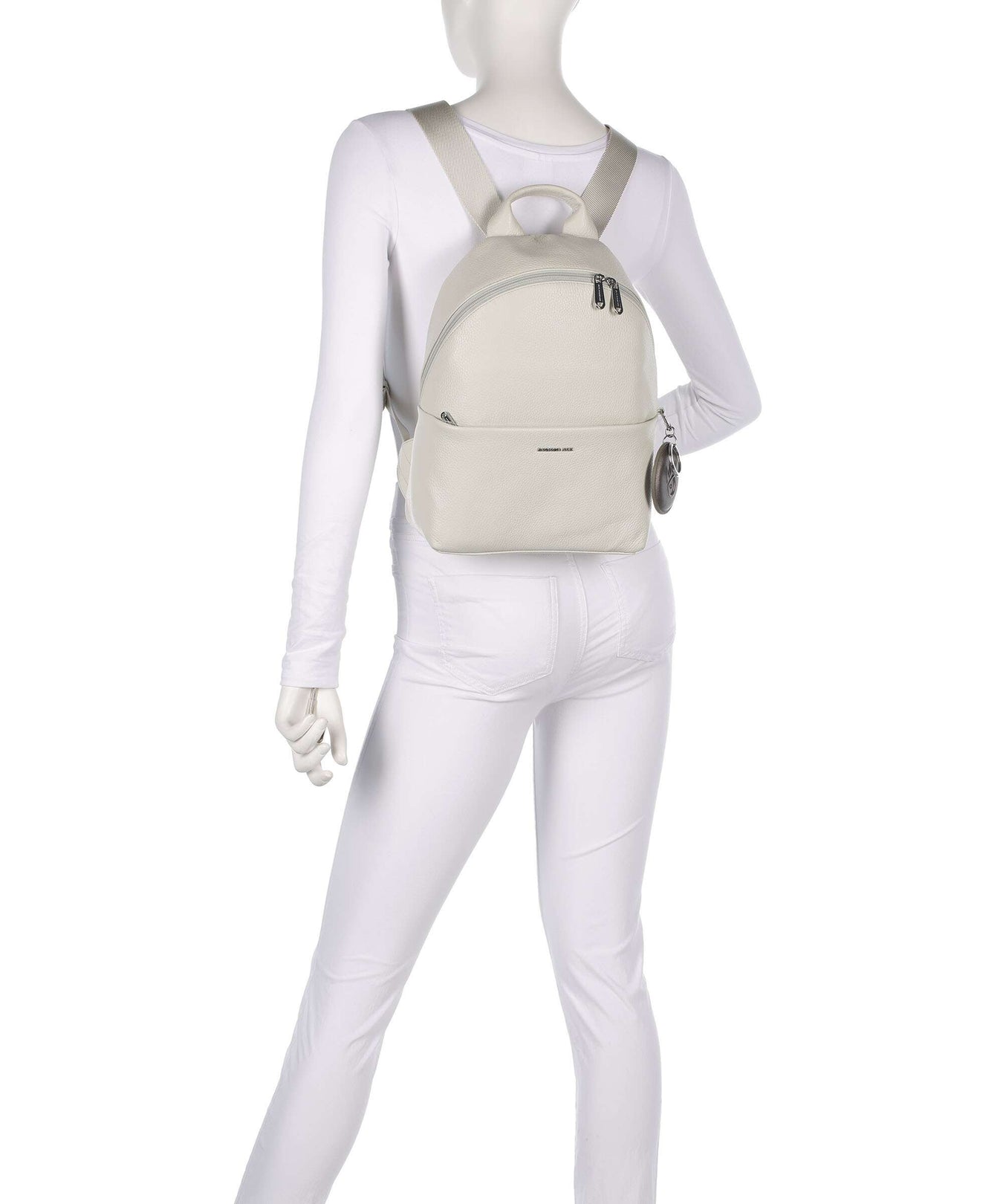 Mandarina Duck Mellow Leather Backpack cashmere