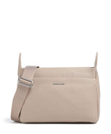 Mandarina Duck Mellow Leather Schoudertas warm taupe