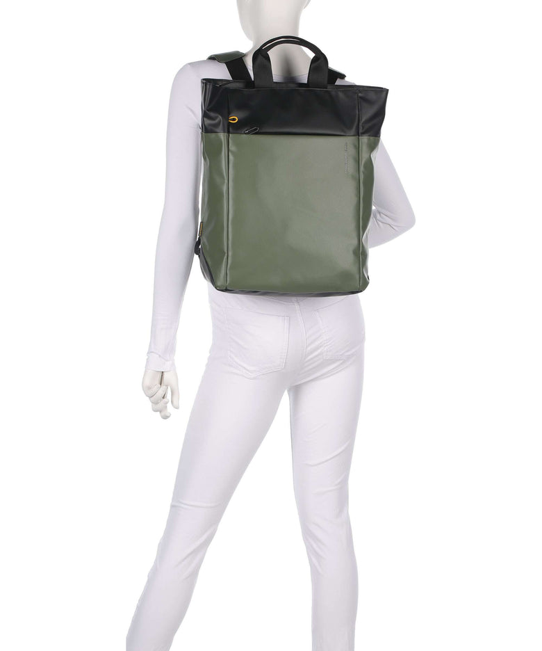Mandarina Duck Eco Coated Backpack pine green