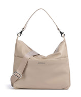 Mandarina Duck Mellow Leather Hobo bag warm taupe