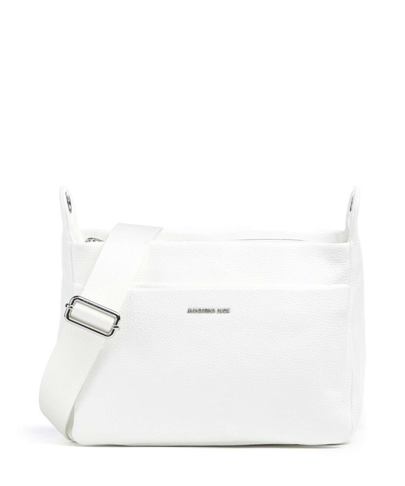 Mandarina Duck Mellow Leather Shoulder bag blanc