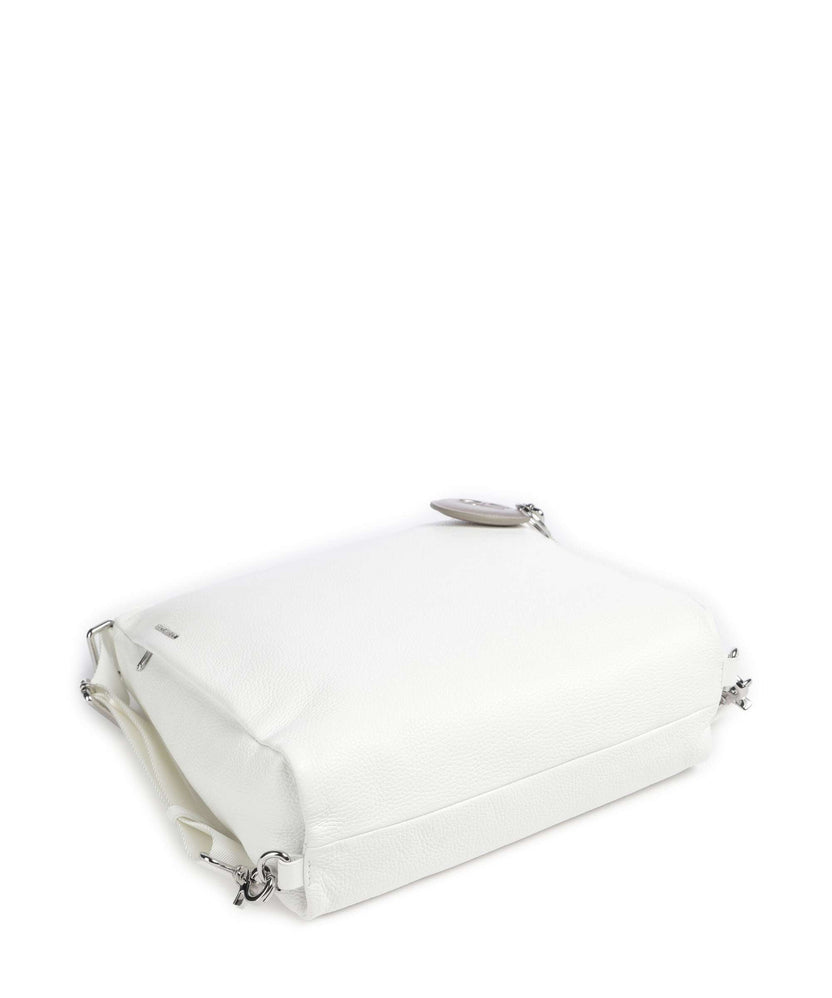 Mandarina Duck Mellow Leather Backpack bag blanc