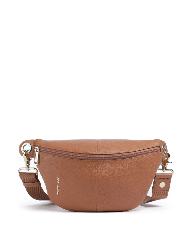 Mandarina Duck Mellow Leather Belt bag pecan nut