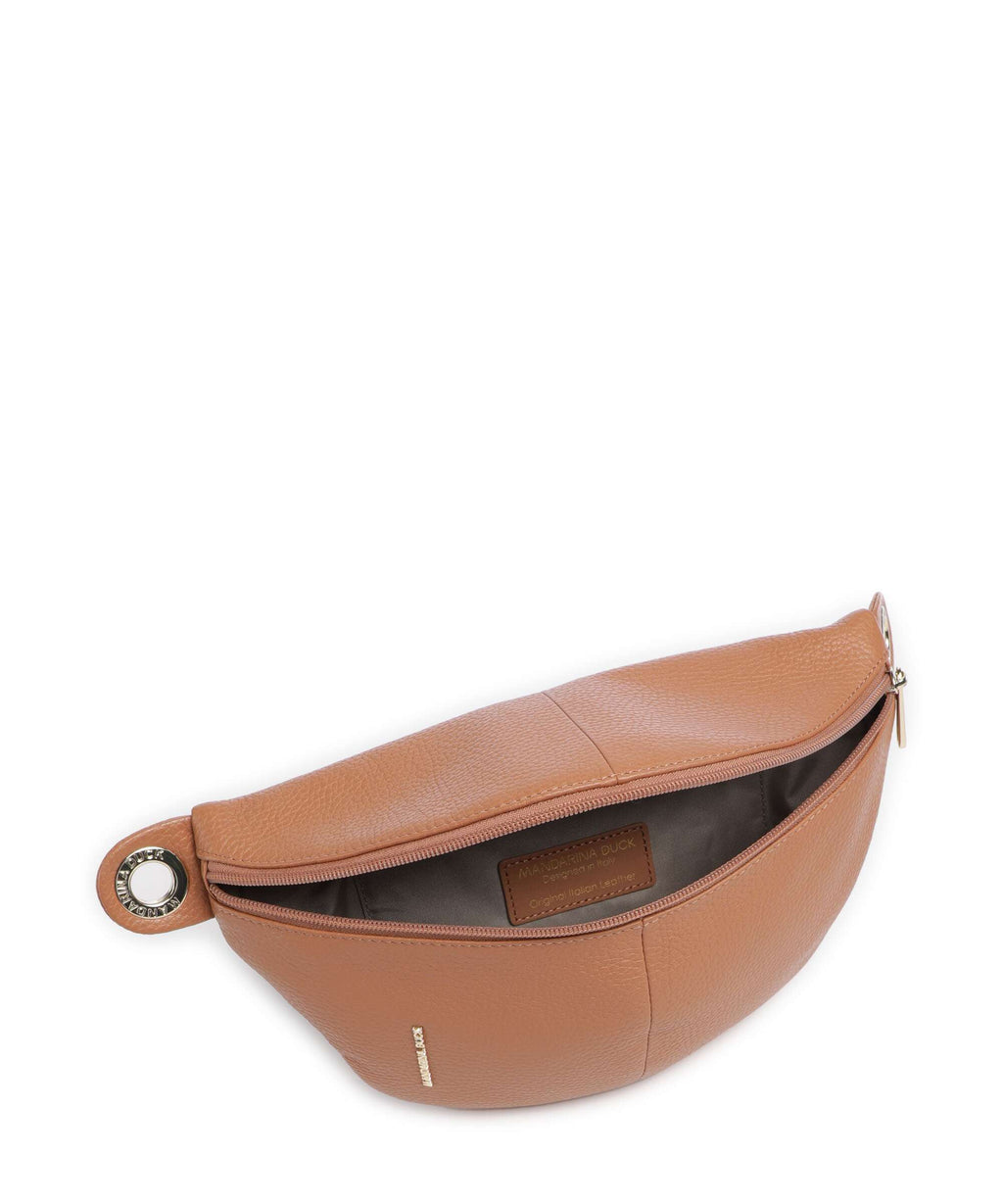 Mandarina Duck Mellow Leather Belt bag pecan nut