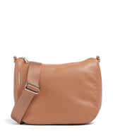 Mandarina Duck Mellow Leather Crossbody tas pecan nut
