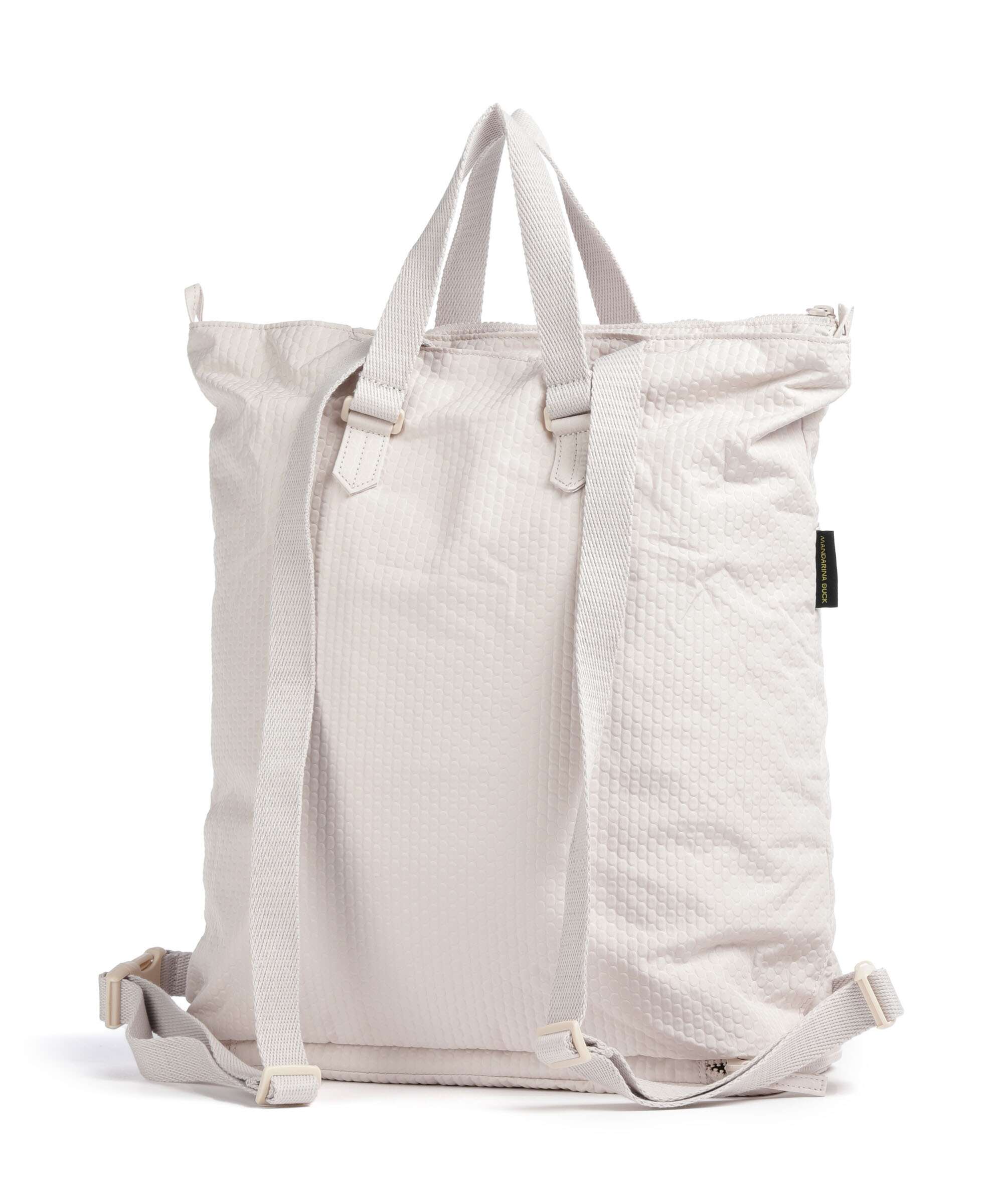 Mandarina Duck Revival 2.0 Backpack bag white mocha