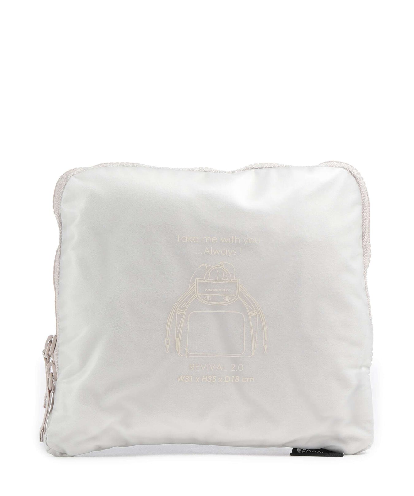 Mandarina Duck Revival 2.0 Backpack white mocha