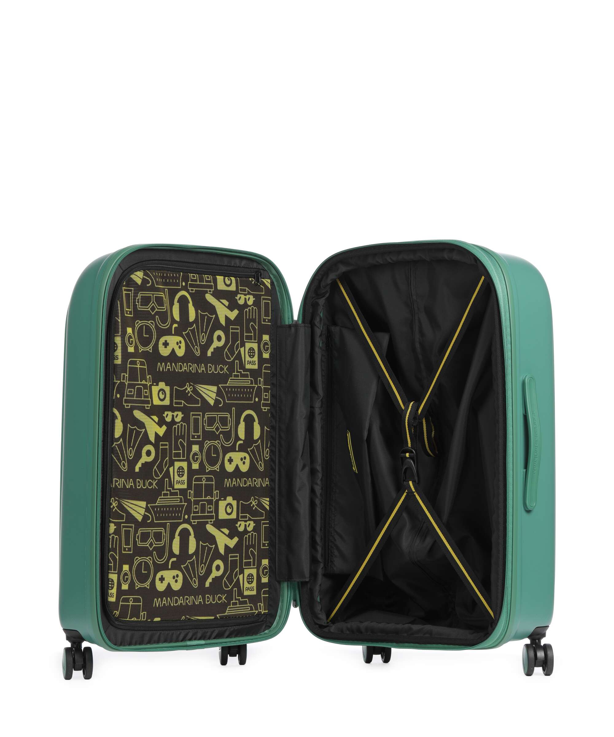 Mandarina Duck Logoduck+ Spinner (4 wheels) foliage green