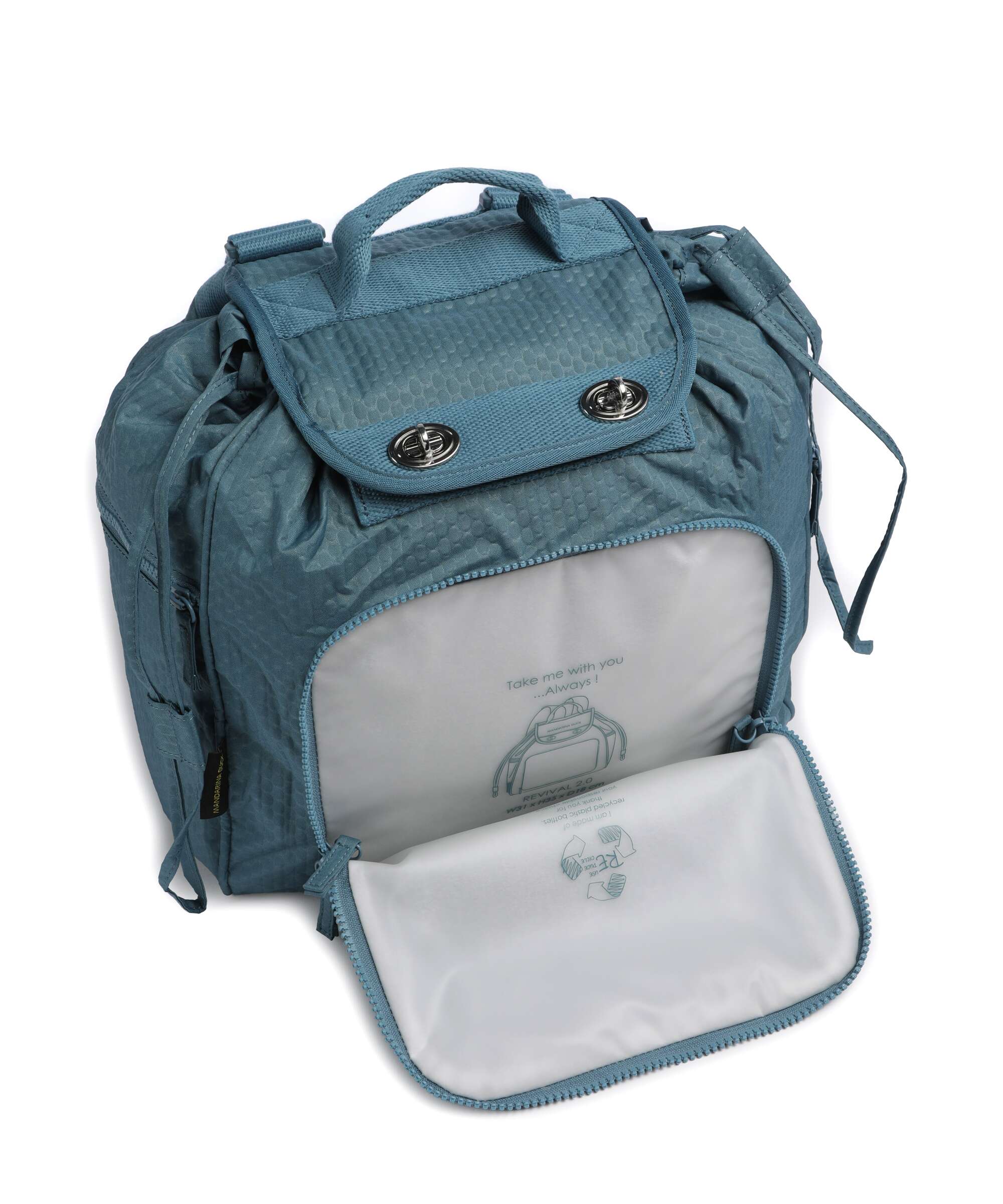 Mandarina Duck Revival 2.0 Backpack tailor blue