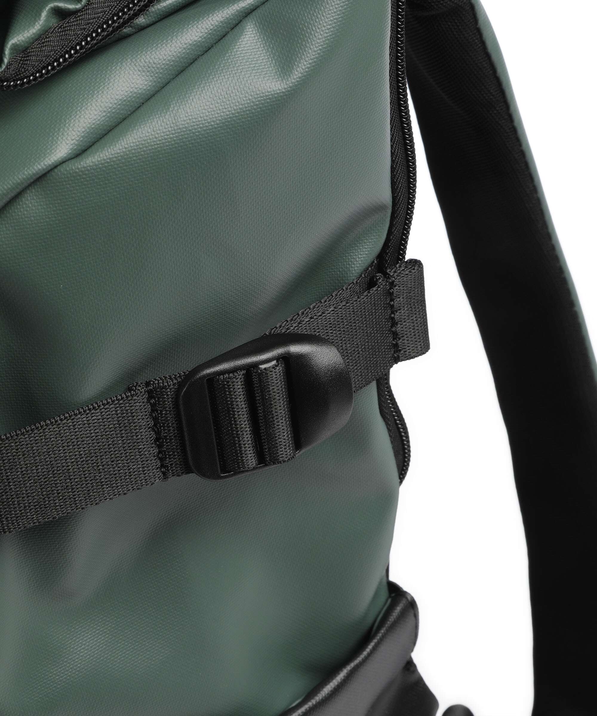 Mandarina Duck Eco Coated Laptop backpack deep green