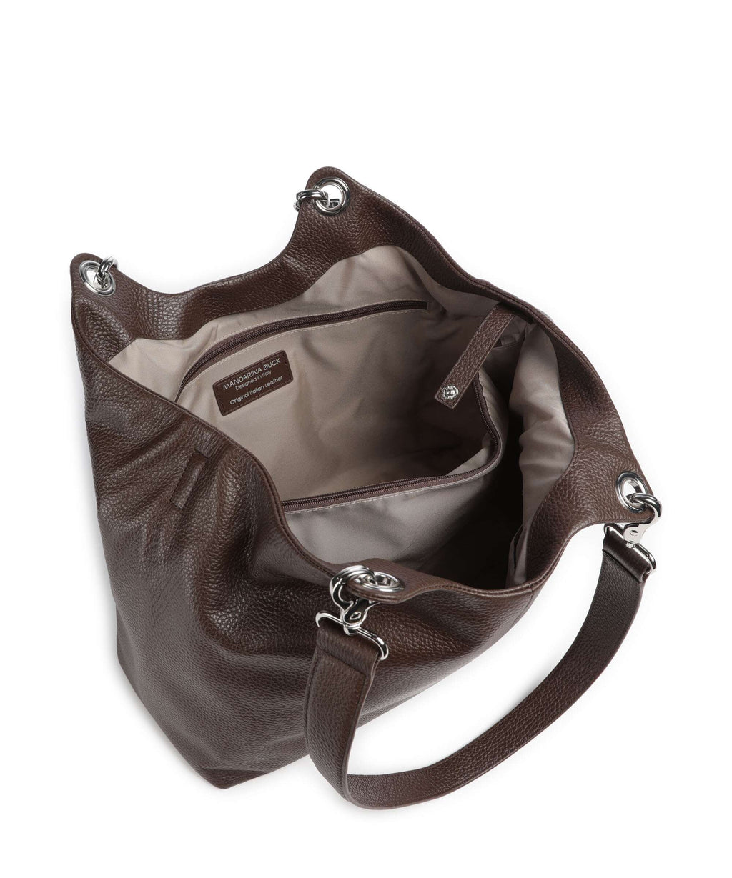 Mandarina Duck Mellow Leather Tote bag espresso