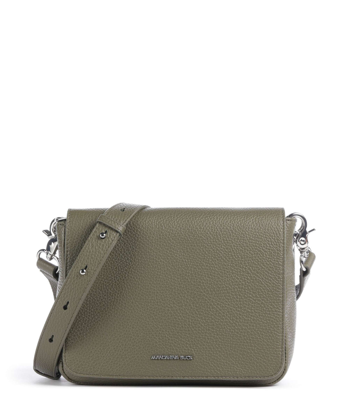 Mandarina Duck Mellow Leather Crossbody bag winter olive