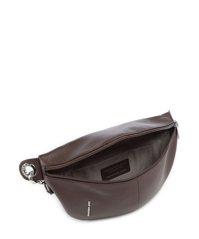 Mandarina Duck Mellow Leather Belt bag espresso