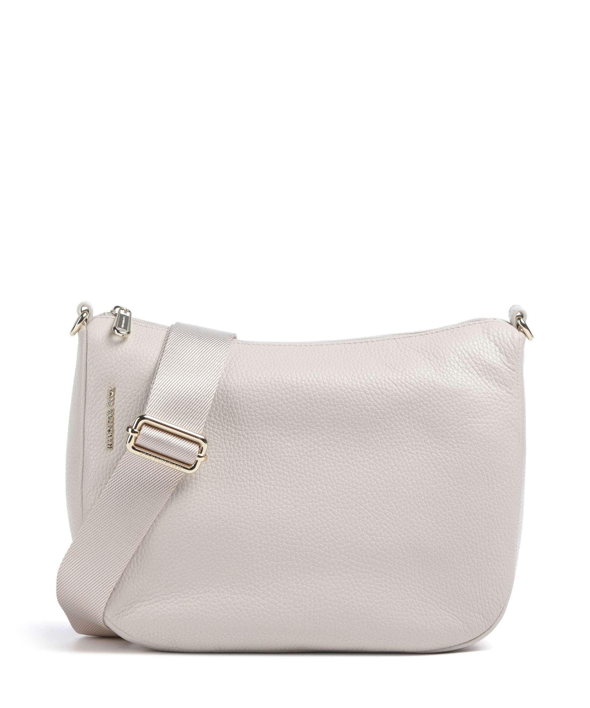 Mandarina Duck Mellow Leather Crossbody bag cocoon