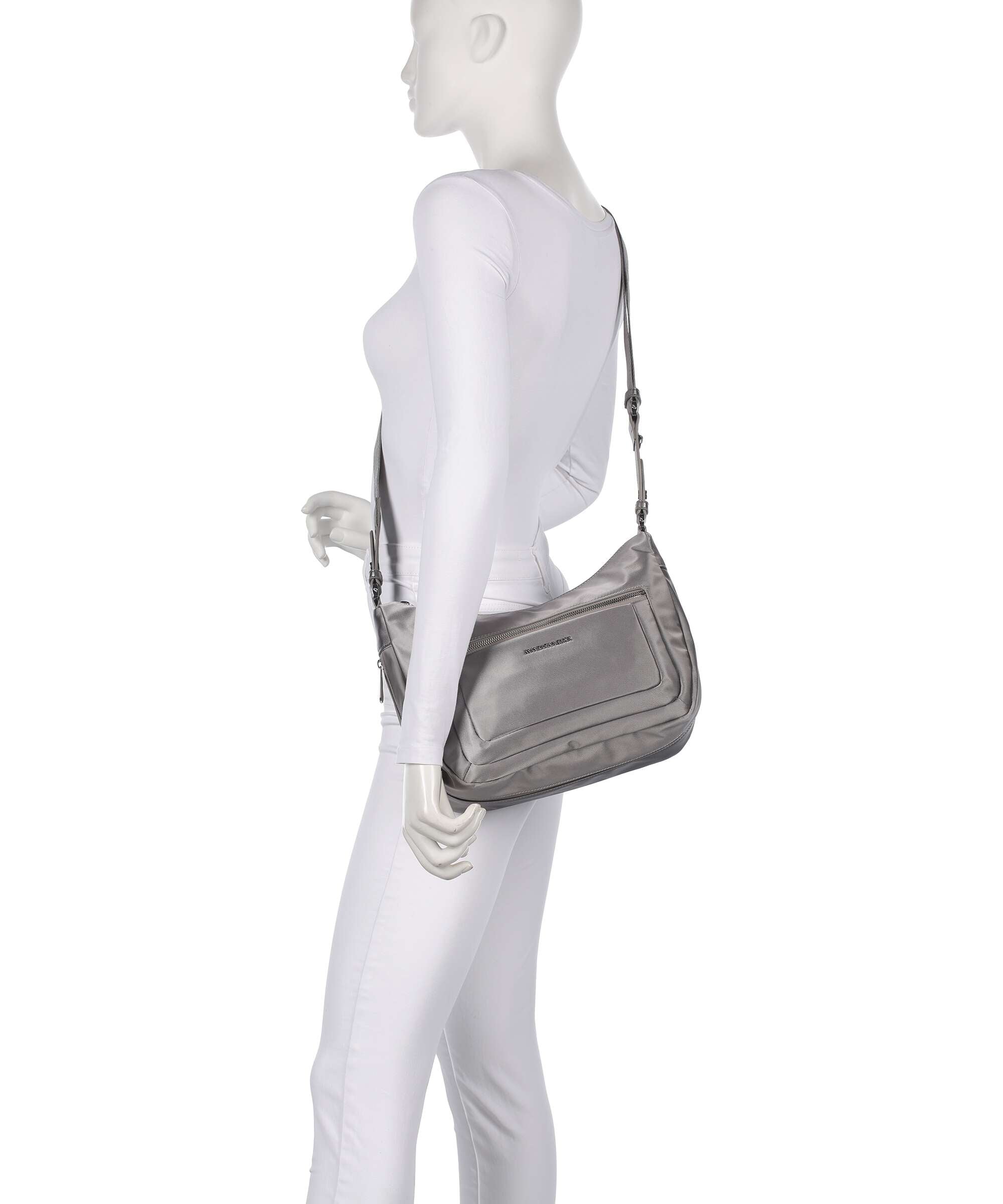 Mandarina Duck Active Lux Hobo bag gun metal