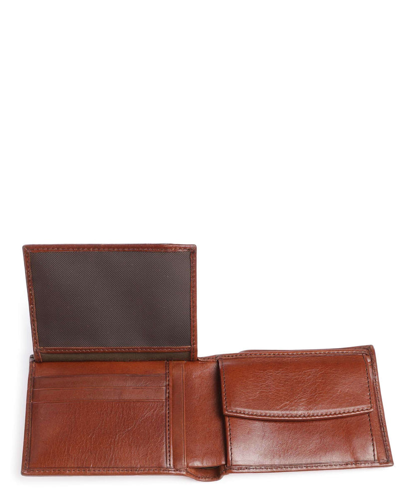 The Bridge Story Uomo RFID Wallet marrone