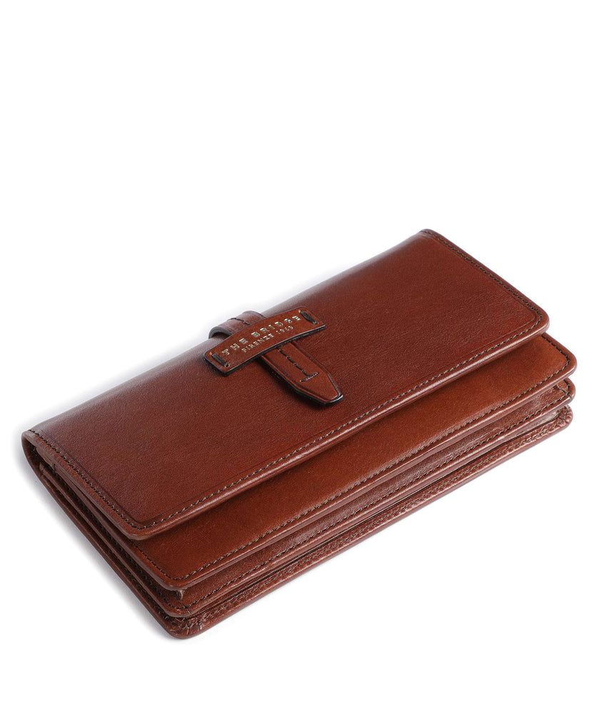 The Bridge Florentin RFID Wallet marrone
