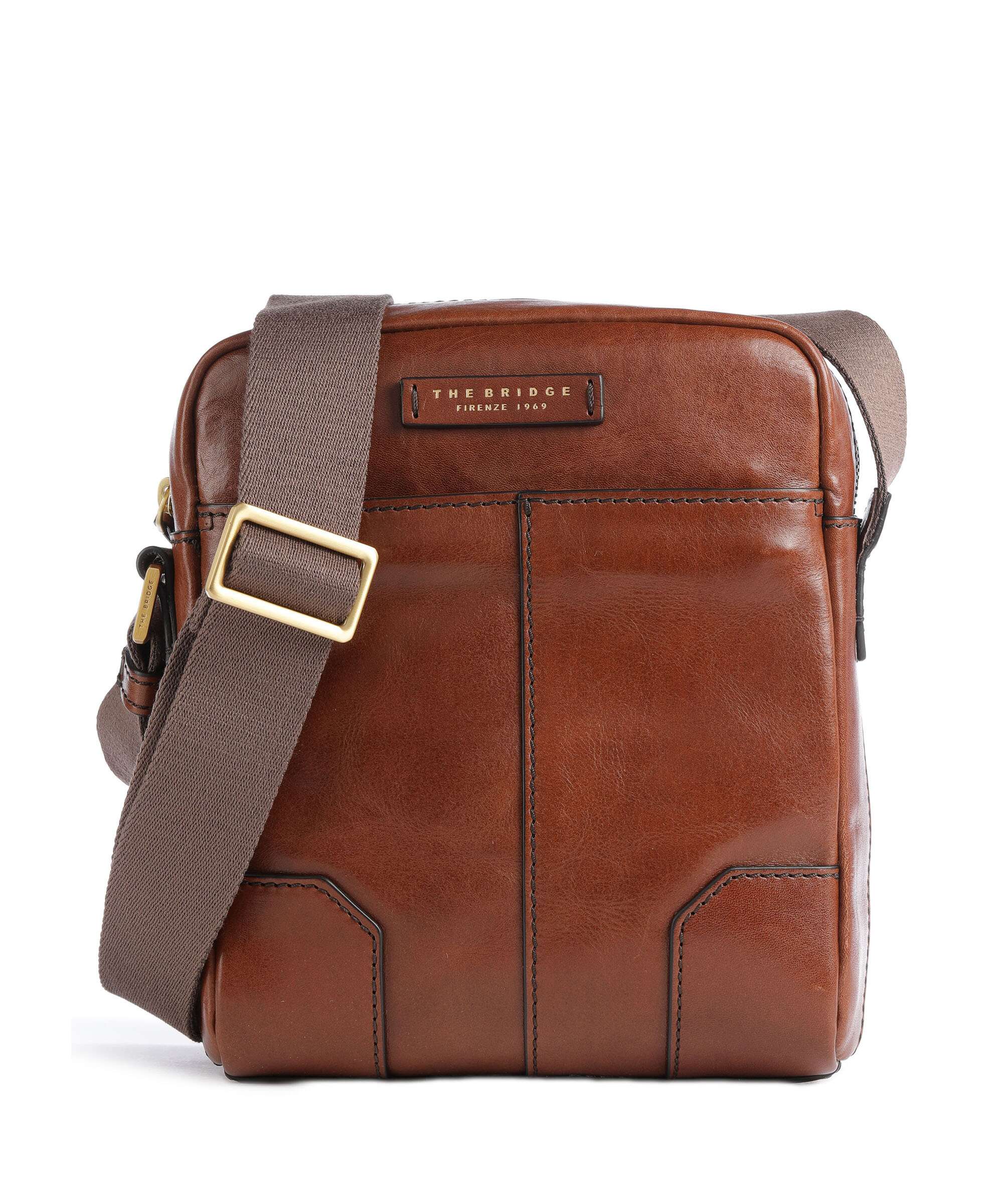 The Bridge Vespucci Crossbody bag marrone