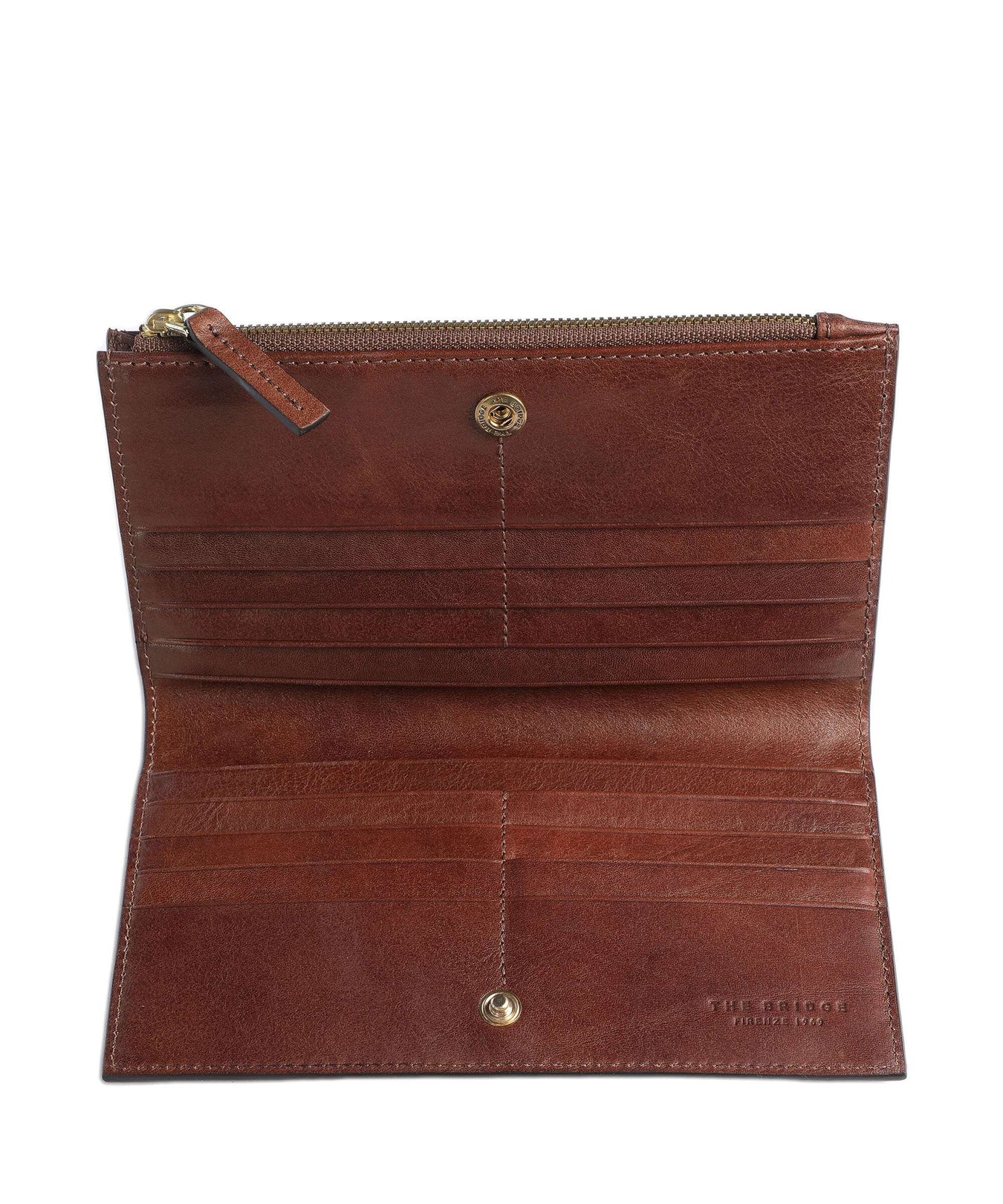 The Bridge Story Donna RFID Wallet marrone