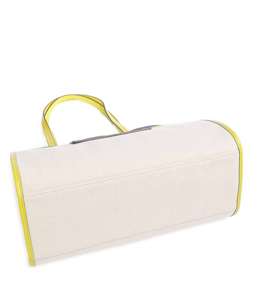 The Bridge Elisa Tote bag naturale jeans lime