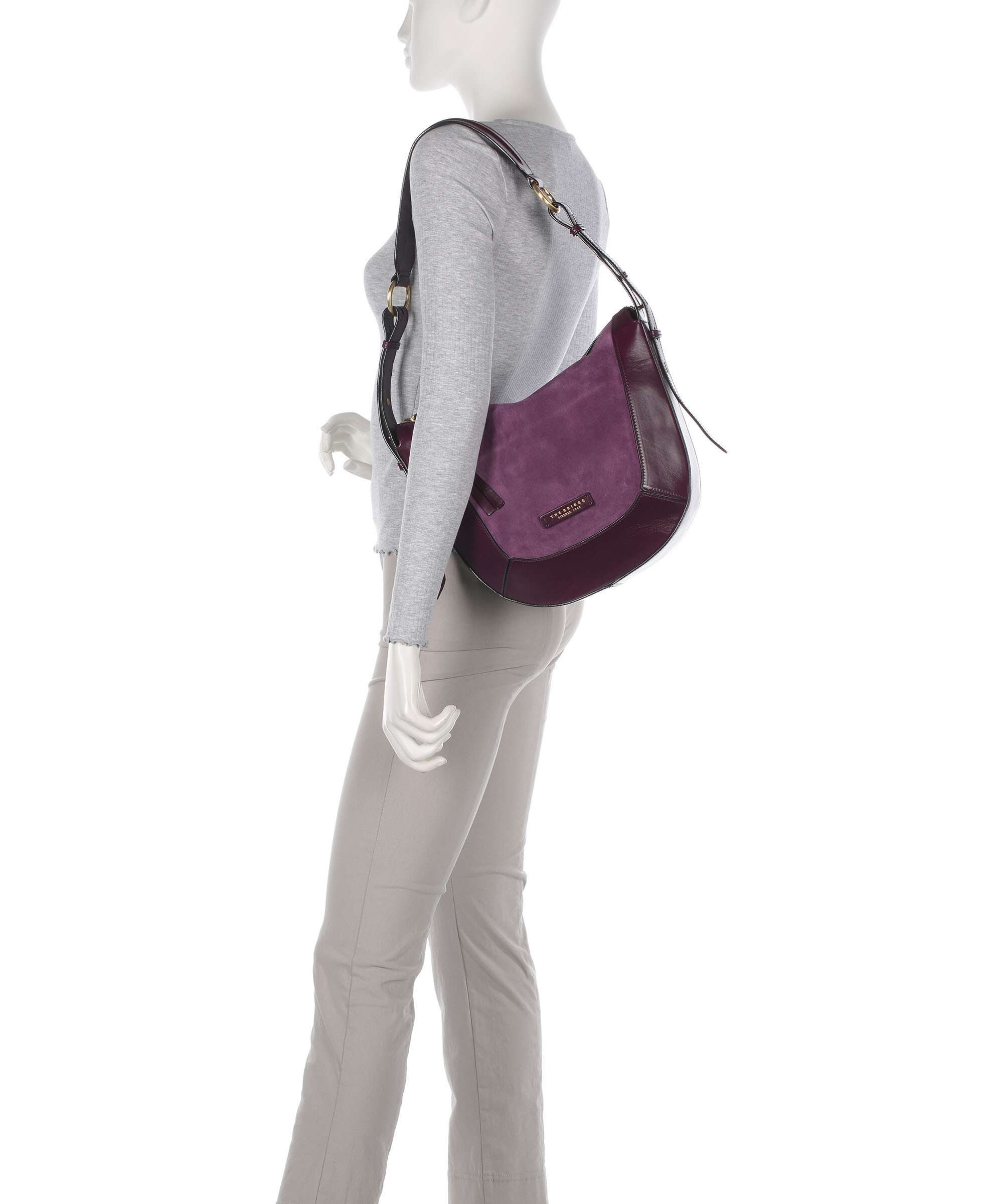 The Bridge Fedora Hobo bag grape
