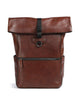 The Bridge Iacopo Rolltop backpack marrone/rut scamosciato opaco