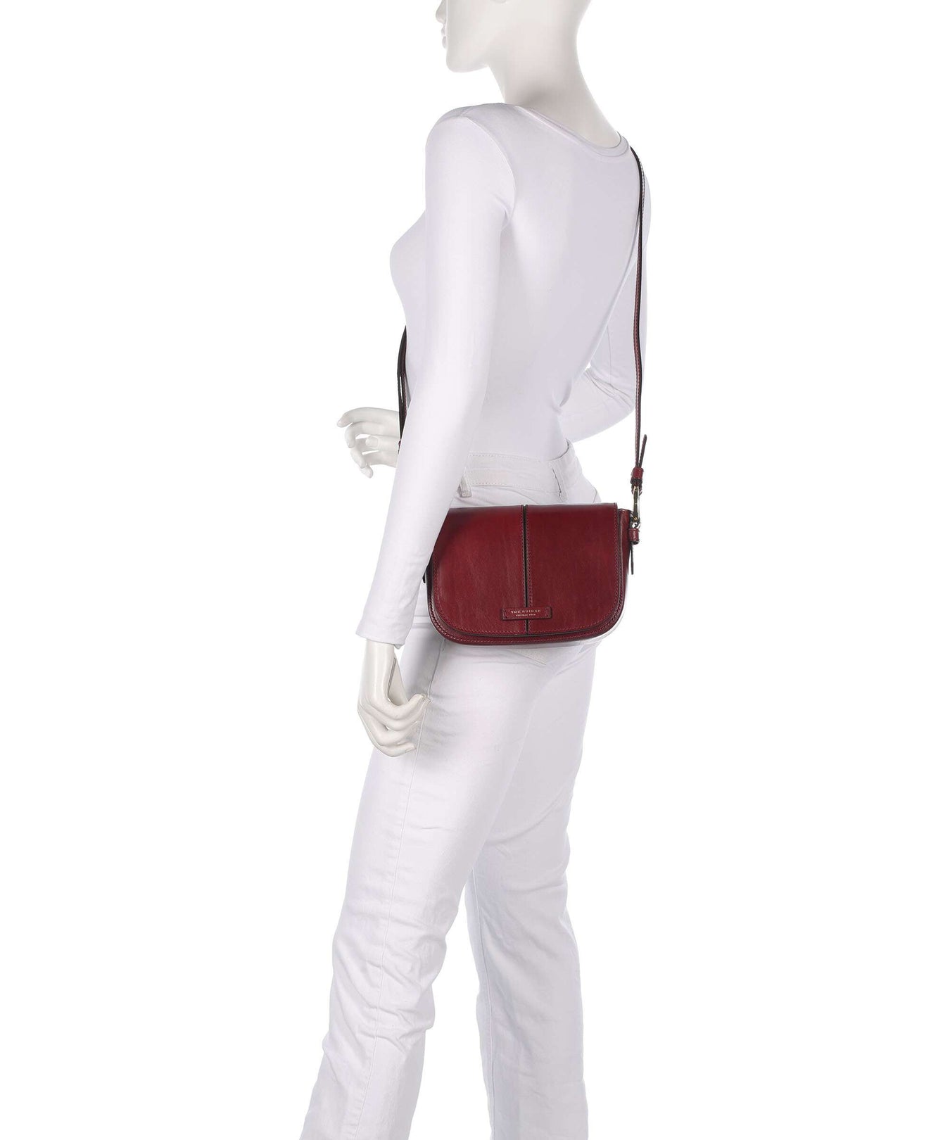 The Bridge Crossbody bag dark red