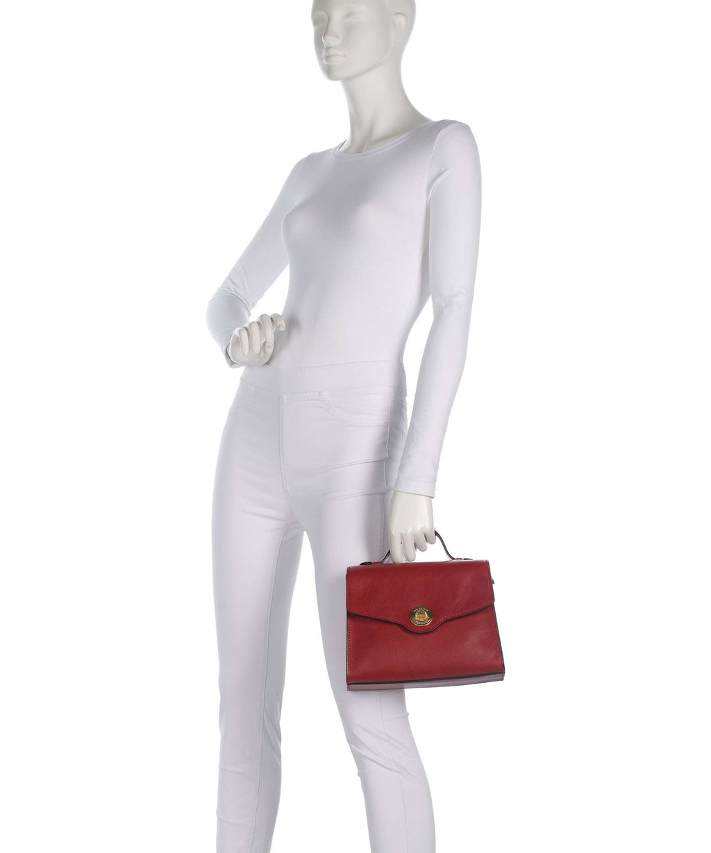 The Bridge Irene Handbag mattone