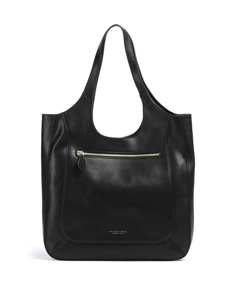 The Bridge Luce Soft Hobo bag nero