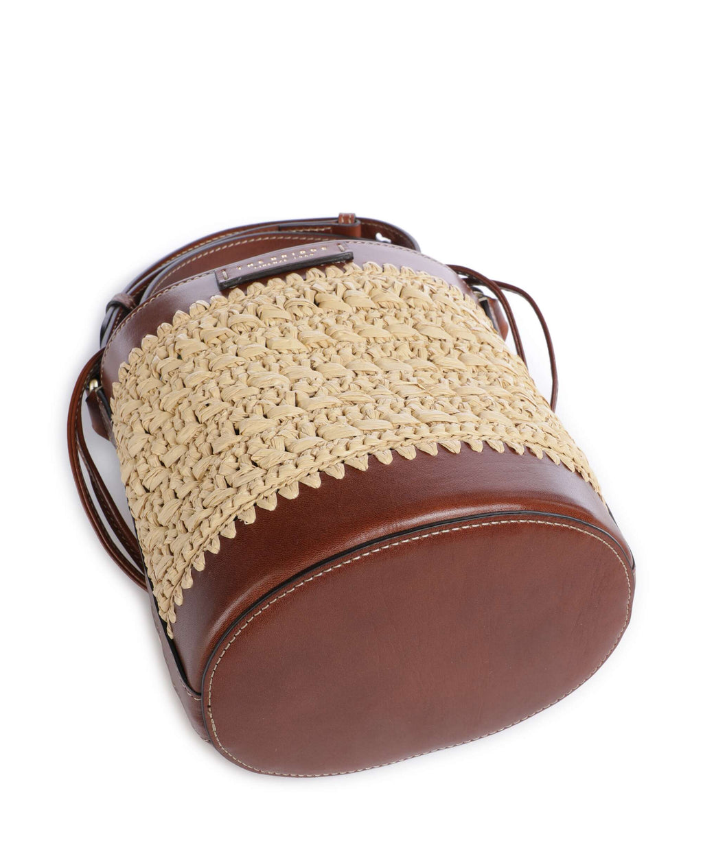 The Bridge Luna Bucket bag marrone