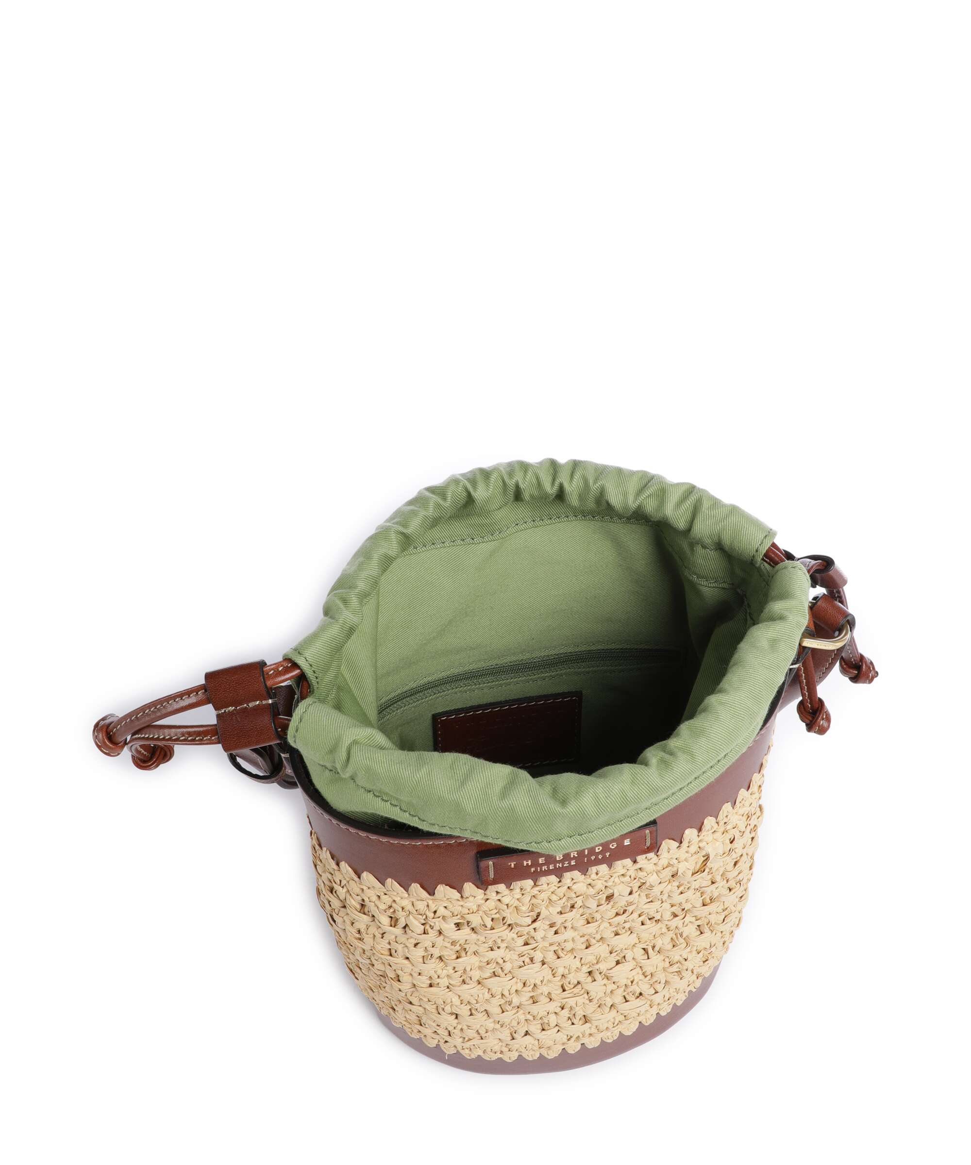 The Bridge Luna Bucket bag marrone