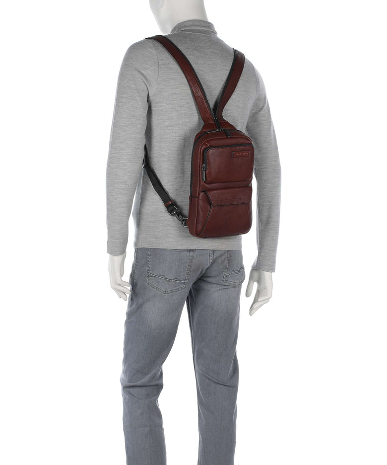 The Bridge Ludovico Sling bag marrone