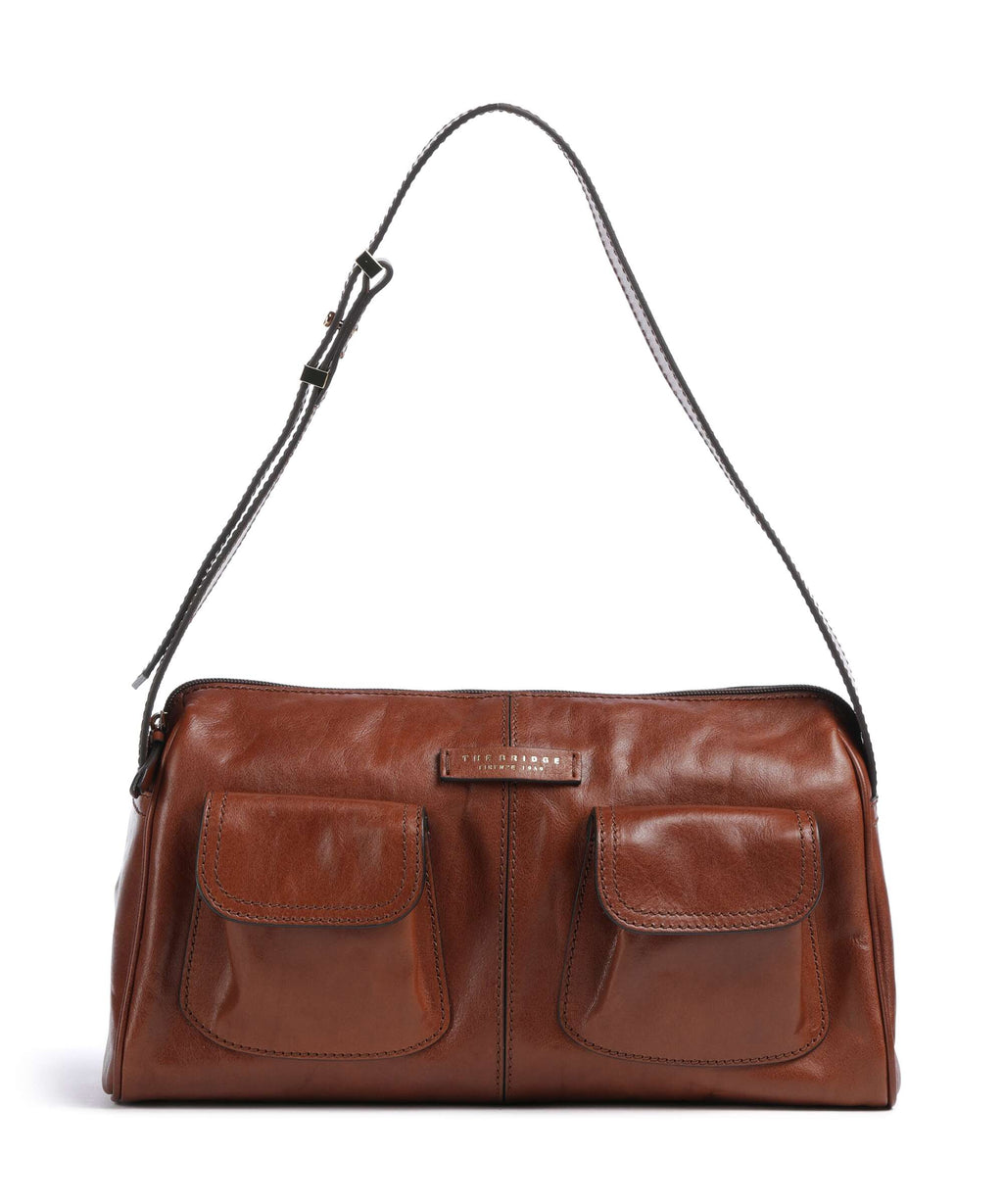 The Bridge Flora Shoulder bag marrone
