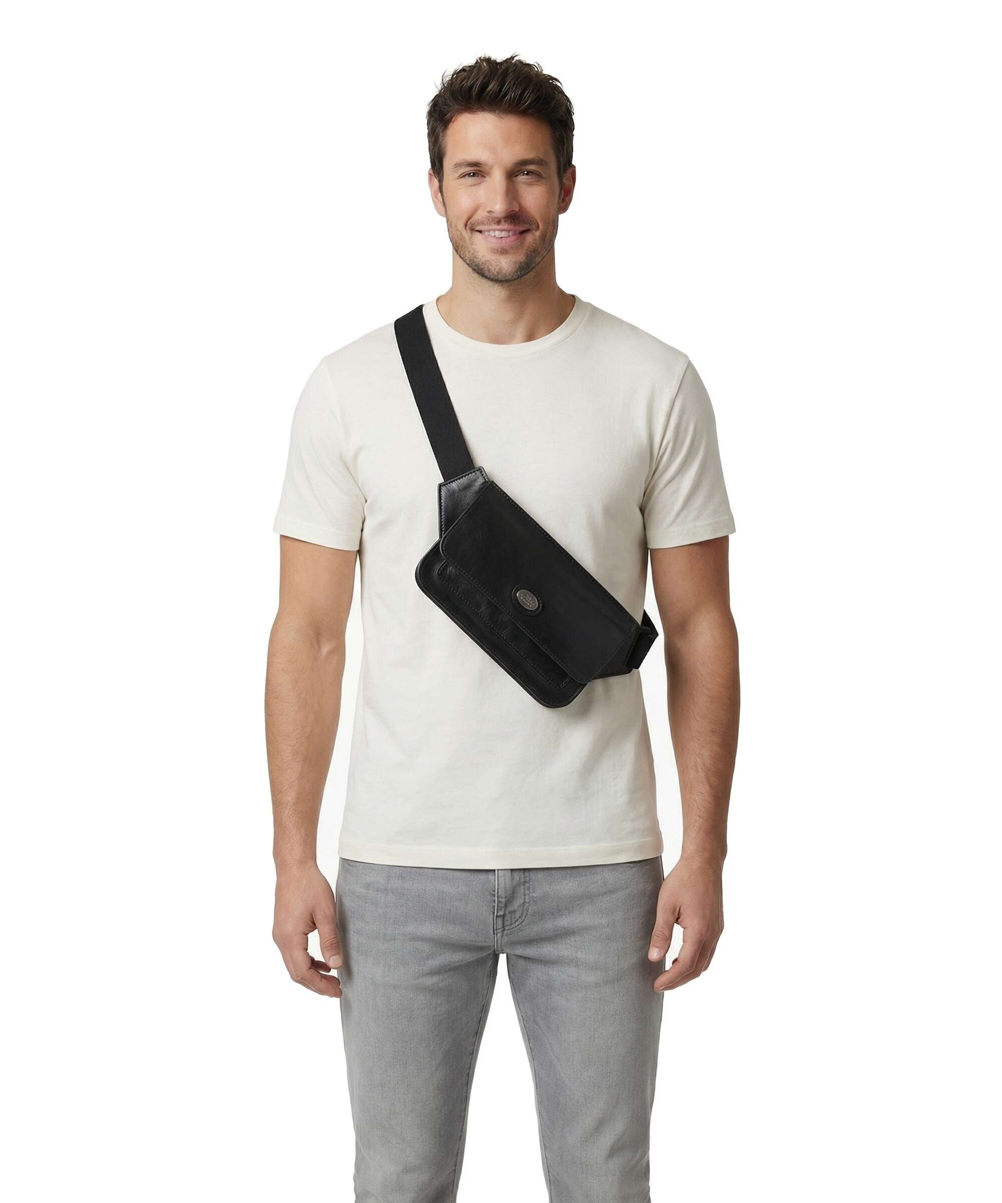 The Bridge Story Uomo Belt bag nero