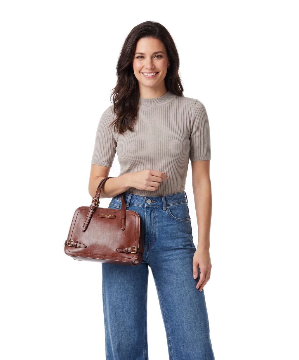 The Bridge Monica Handbag marrone