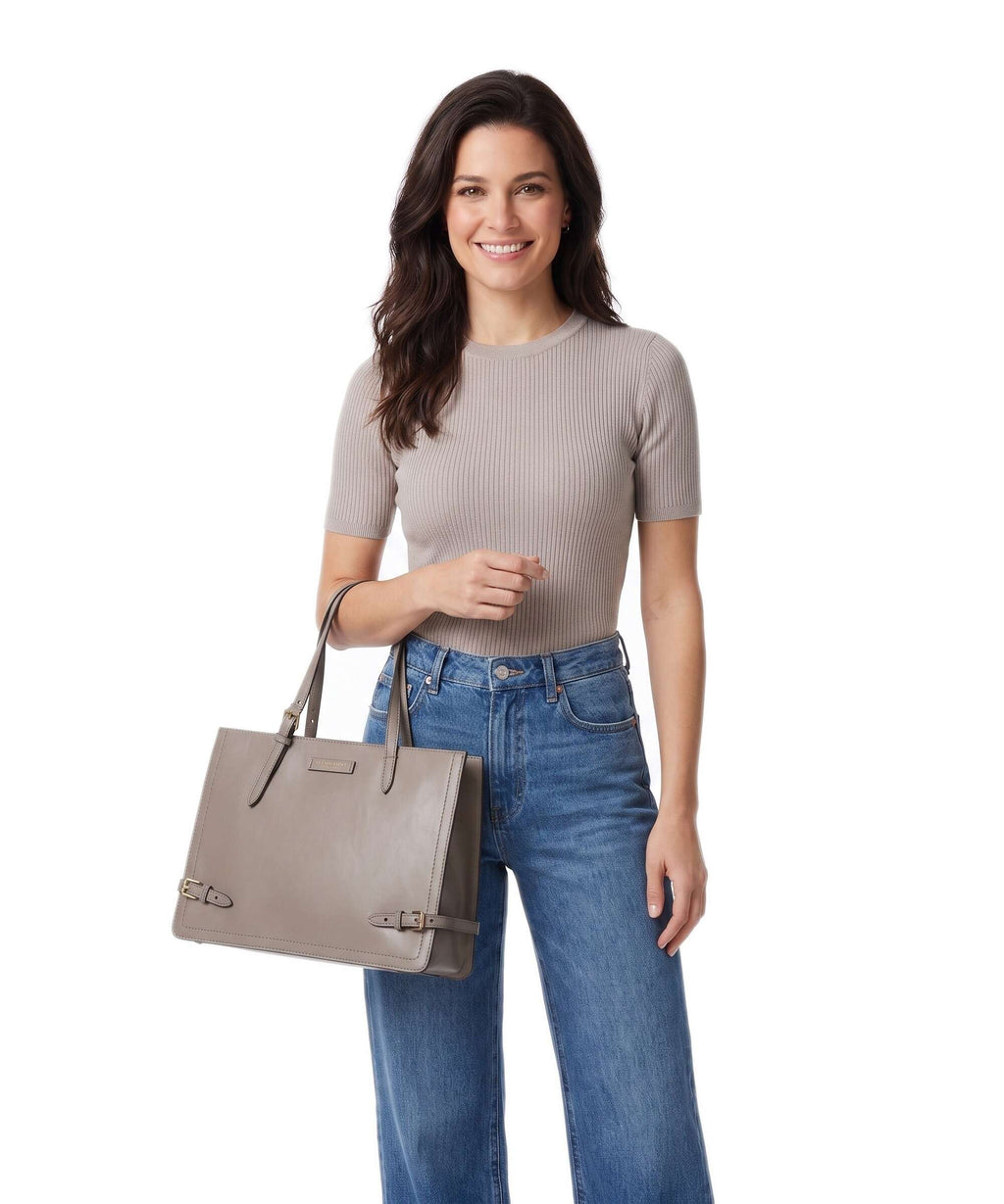 The Bridge Monica Handbag greige