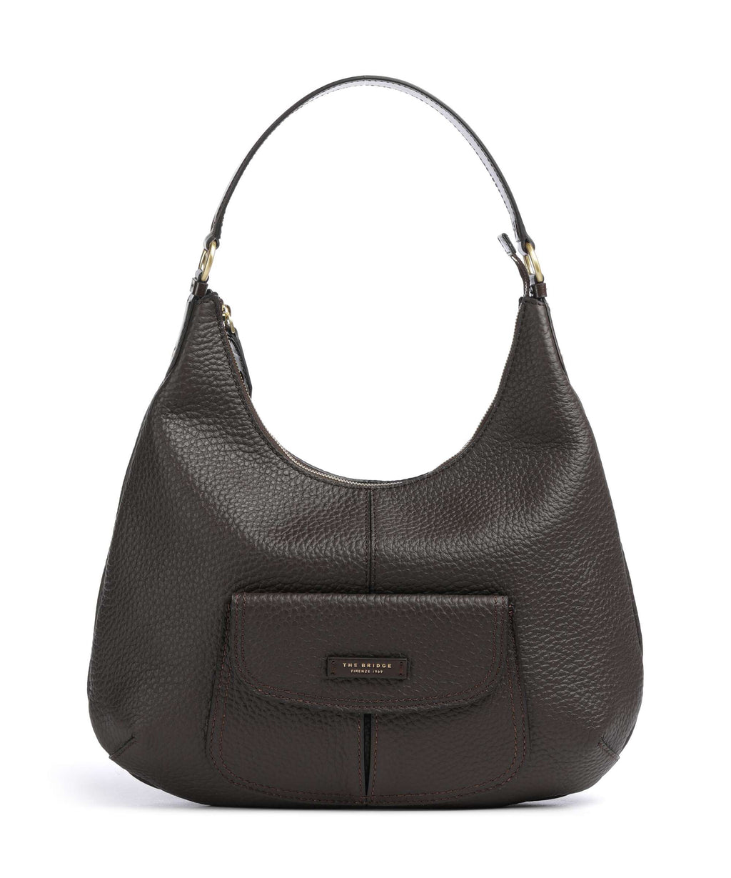 The Bridge Martina Hobo bag moka