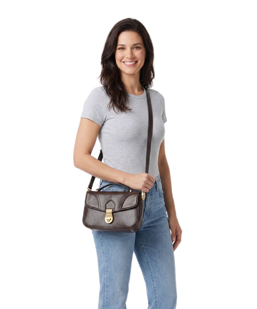 The Bridge Mia Crossbody bag moka