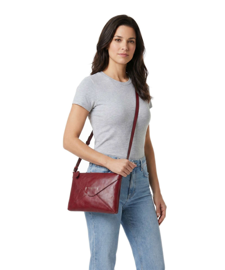 The Bridge Frida Crossbody bag barolo